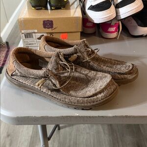 Hey Dude Tan Loafers for Men